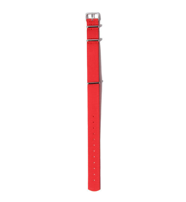 BEAMS PLUS「BEAMS PLUS｜NATO TYPE Watch Strap｜メンズ 腕時計 ベルト ストラップ｜付け替え用｜通年」|腕時計|FLASH RED