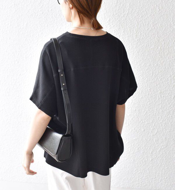 SHIPS any「SHIPS any:〈洗濯機可能〉ワッフル ワイド TEE」|Tシャツ・カットソー|
