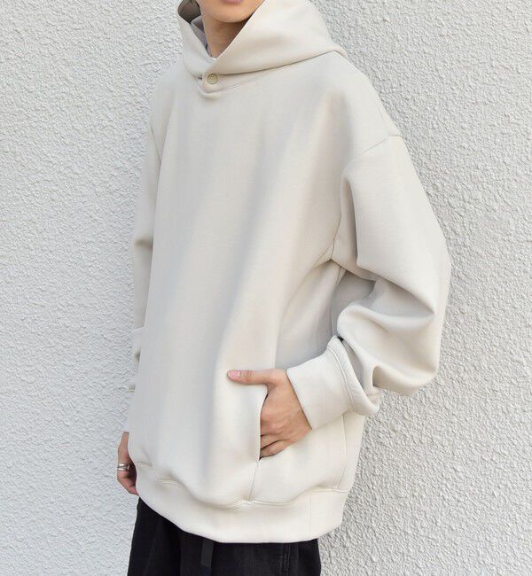 SHIPS any「SHIPS any: カラー ダンボール スナップ プルオーバー パーカー 26AW◆」|パーカー|