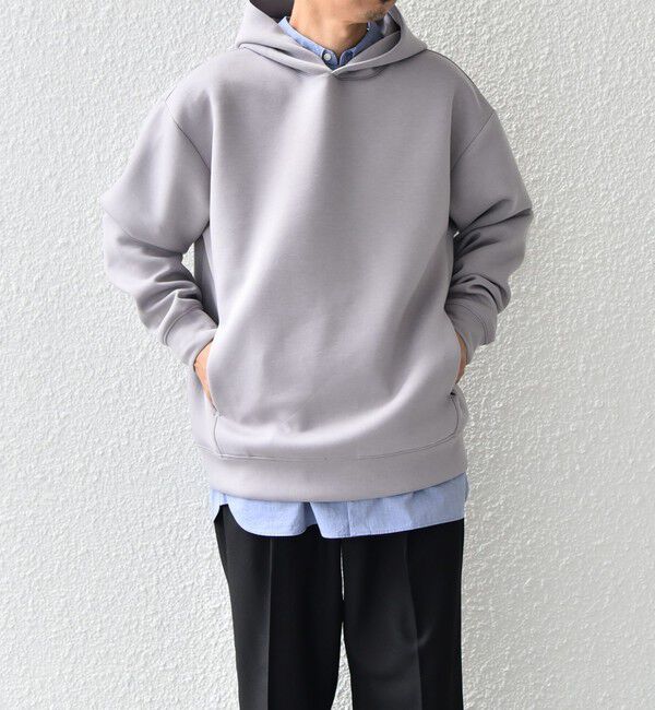 SHIPS any「SHIPS any: カラー ダンボール スナップ プルオーバー パーカー 26AW◆」|パーカー|