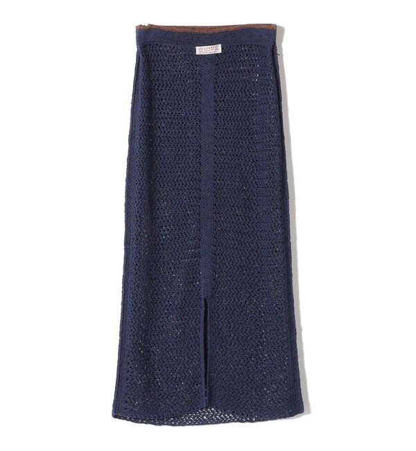 SHIPS for women「LOGAN KNITTING MILLS:〈手洗い可能〉クロシェ スカート」|スカート|