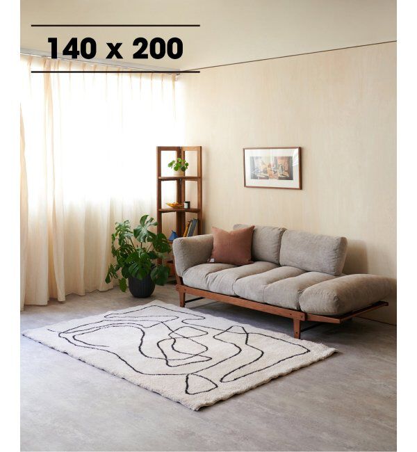 journal standard Furniture「FERNERO RUG 140x200　フェルネロラグ」|その他|ナチュラル