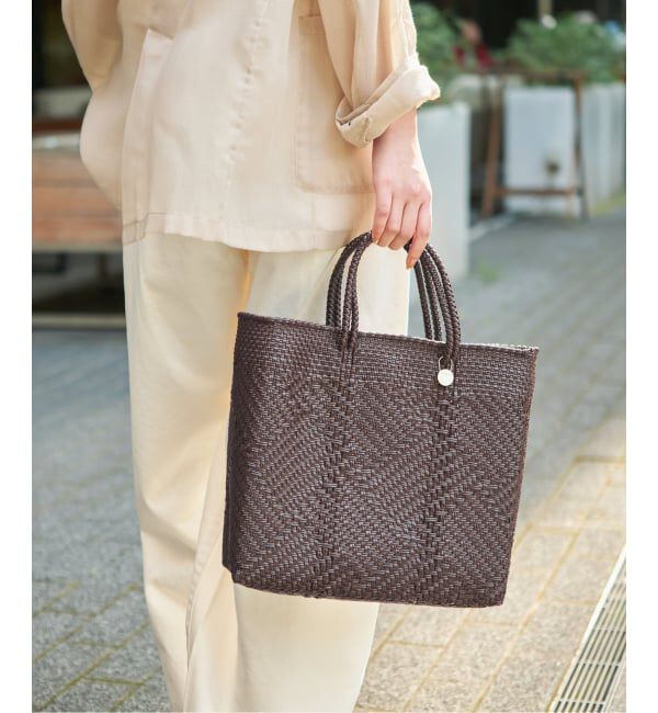 SLOBE IENA「《追加》LETRA/レトラ メルカドバッグ S SIZE」|トートバッグ|