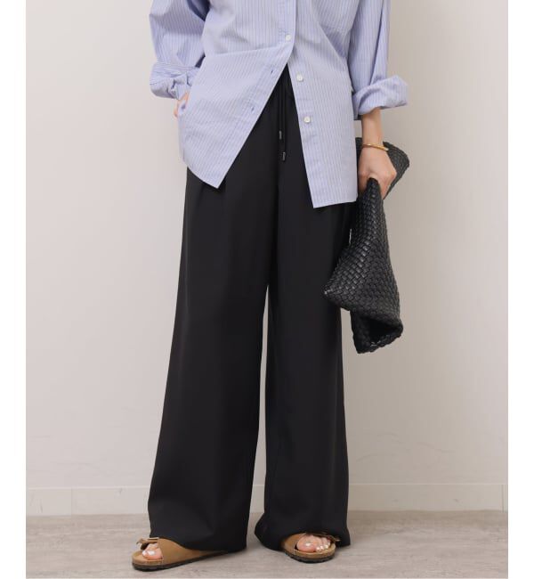 JOURNAL STANDARD relume「インタックイージーパンツ」|スラックス|ブラック