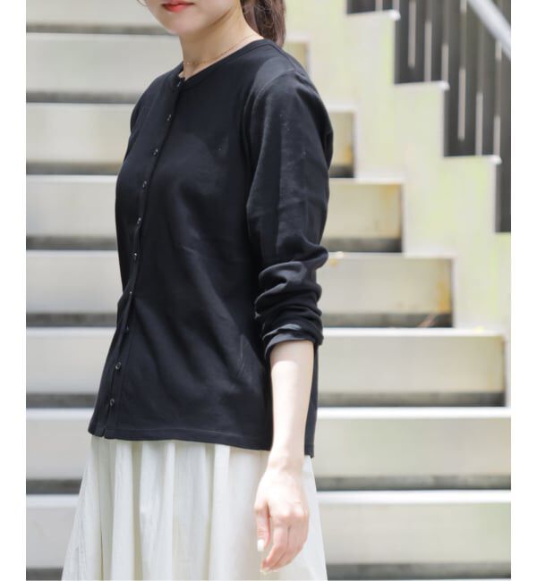 JOURNAL STANDARD relume「シアーツイストコットンクルーネックカーディガン」|カーディガン|