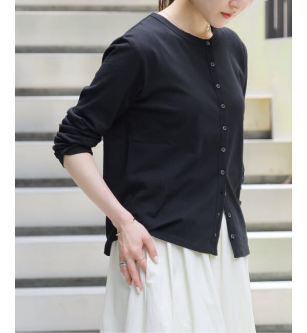 JOURNAL STANDARD relume「シアーツイストコットンクルーネックカーディガン」|カーディガン|