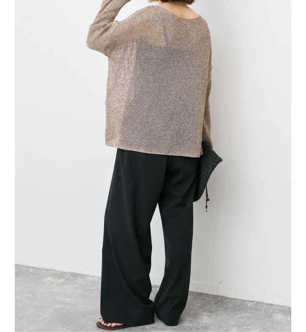 Spick and Span「《WEB限定 / 追加3》ドライストレッチイージーパンツ」|スラックス|