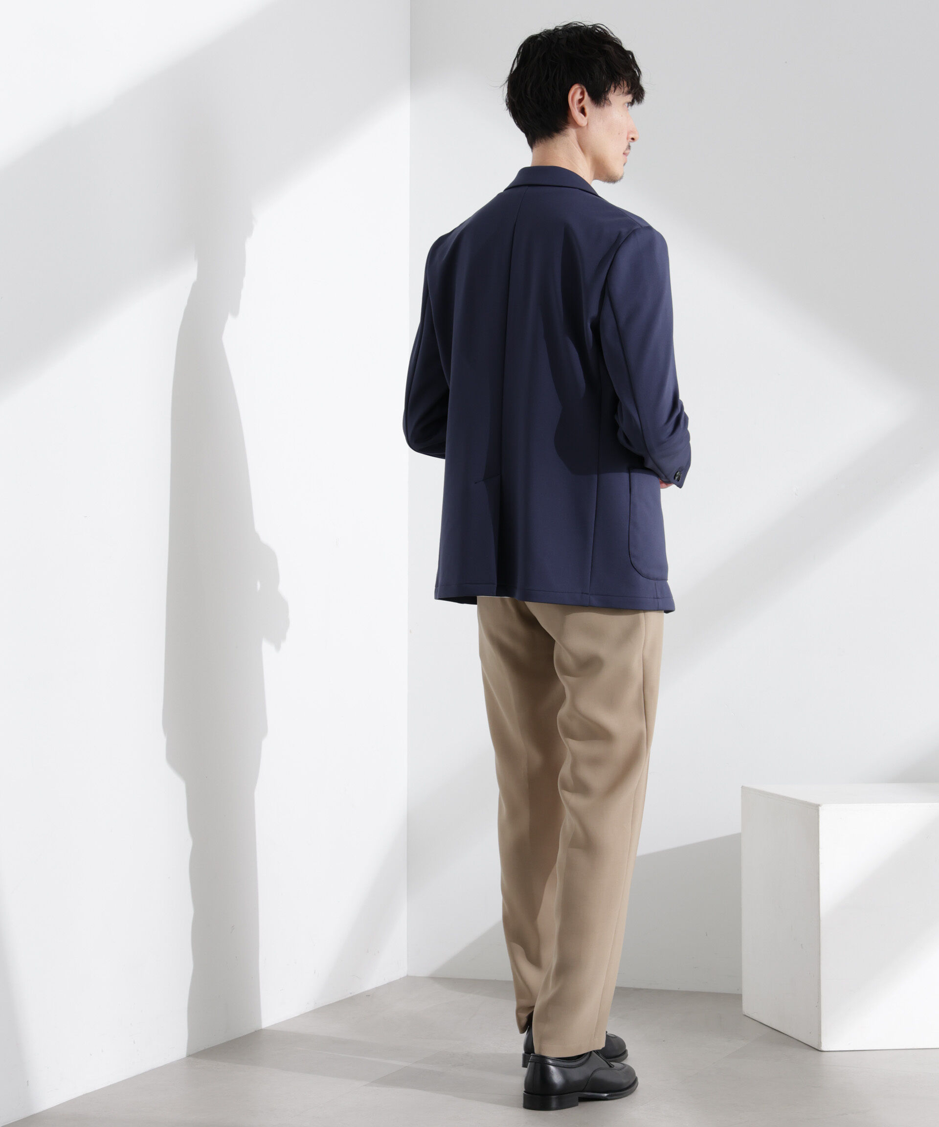 NANO universe「「N TROUSERS PREMIUM」強撚ピケストレッチパンツ(セットアップ可)」|スーツ|
