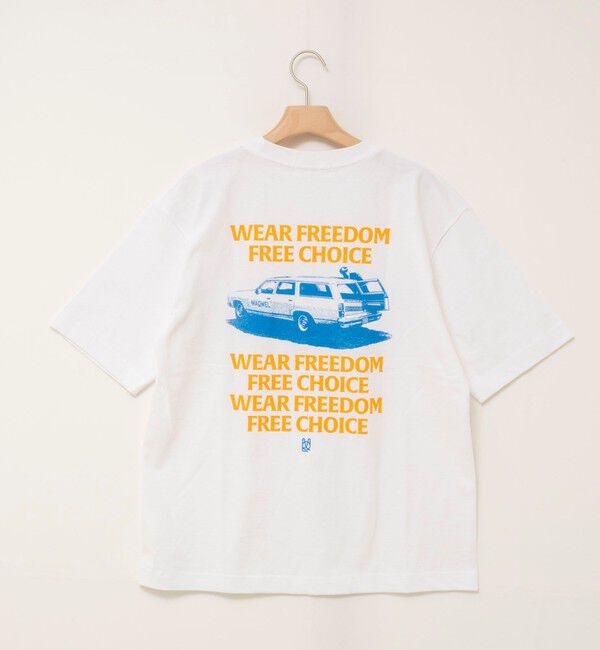 MAQWEL「【MAQWEL/マクウェル】ウォッシャブル Maqwel Car ワイドボディプリントTシャツ」|Tシャツ・カットソー|
