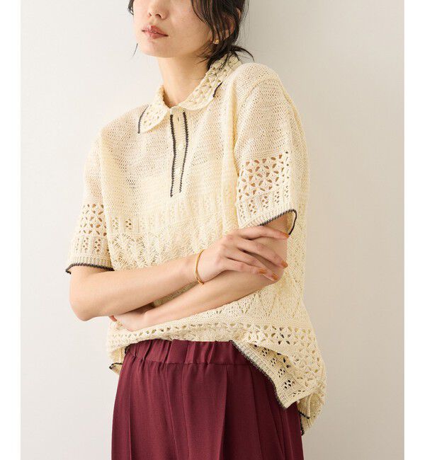 ROPE「【COOHEM(コーヘン)】SUKASHI EMBOSSED KNIT/セットアップ対応」|ニット・セーター|