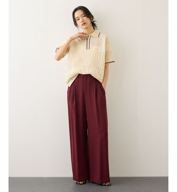 ROPE「【COOHEM(コーヘン)】SUKASHI EMBOSSED KNIT/セットアップ対応」|ニット・セーター|