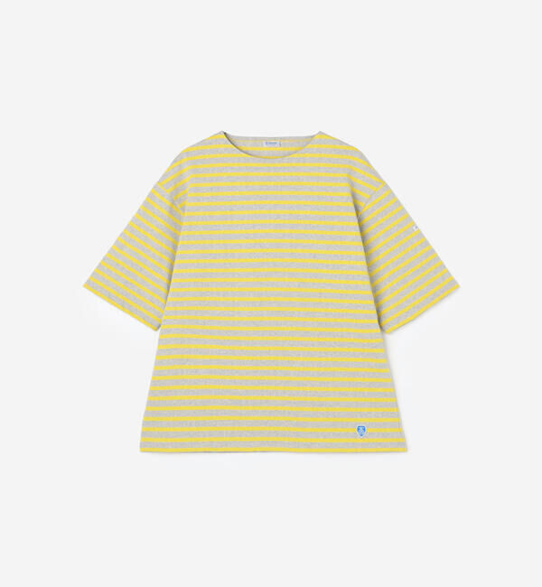 ORCIVAL「ORCIVAL | コットンロード クルーネック 半袖バスクシャツ MEN」|Tシャツ・カットソー|