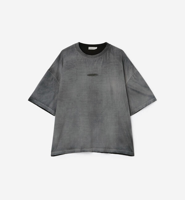 「roberto collina | コットン 半袖ロゴTシャツ MEN」|Tシャツ・カットソー|GREY系1