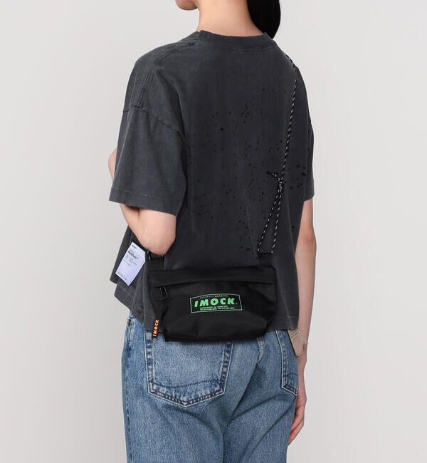  「神戸ザック | 〈別注〉IMOCK サコッシュ BLACK UNISEX」|ショルダー・メッセンジャー|