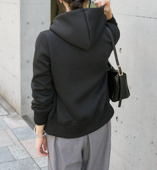  「スポンジダンボールZIPパーカーカットソー」|パーカー|
