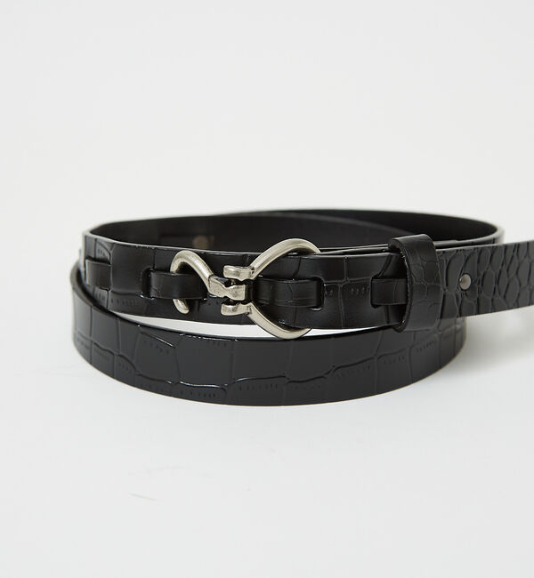 ABAHOUSE「Leather Hook Belt /ピックベルト/ユニセックス」|ベルト|