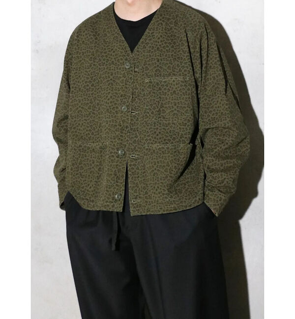 ABAHOUSE「【PENNEY'S 】PRINTED ENGINEER JACKET/ミリタリー」|ミリタリー・モッズコート|グリーン