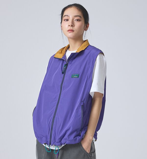 ABAHOUSE「【L.L.Bean / エルエルビーン】  Roxbury Vest／ロックスベ」|ブルゾン・スタジャン|パープル