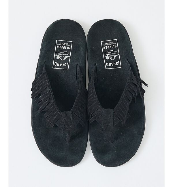 ABAHOUSE「【ISLAND SLIPPER / アイランドスリッパ】 FRINGE SAND」|サンダル|