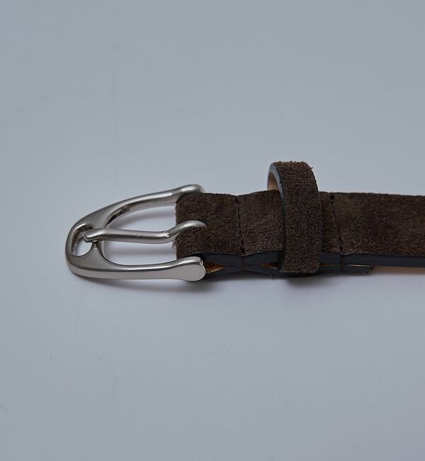 ABAHOUSE「【UNISEX】 KUDU NAKED LEATHER STUDS BELT /」|ベルト|