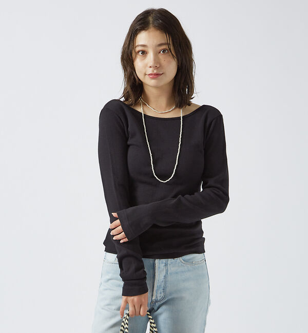 Rouge vif「シルバービーズネックレス / Thai Silver / ロング / カレンシル」|ネックレス|