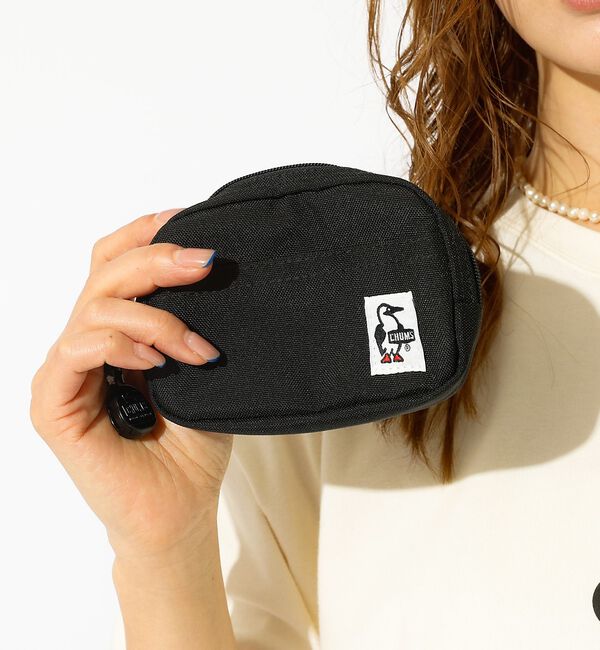 Rouge vif「【CHUMS / チャムス】Recycle Dual Soft Case / リ」|ポーチ|ブラック
