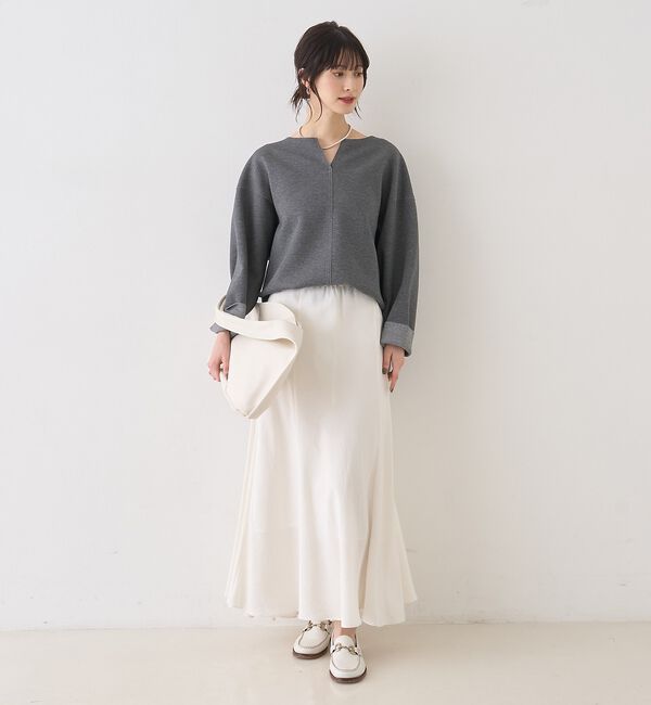 Rouge vif「ダブルフェイスプルオーバーブラウス」|シャツ・ブラウス|