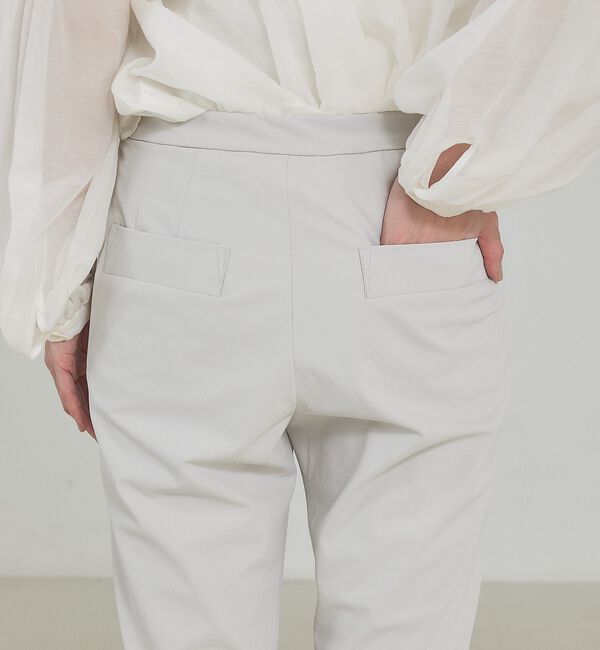 qualite「【愛され続ける名品パンツ！新色追加】2WAYストレッチタックパンツ」|その他|