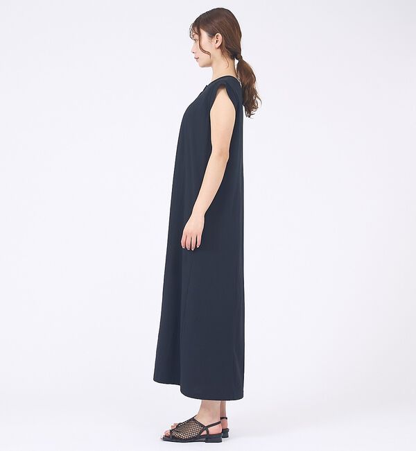 abahouse mavie「【接触冷感＆速乾】ヘンリーネック2WAYワンピース」|ワンピース|