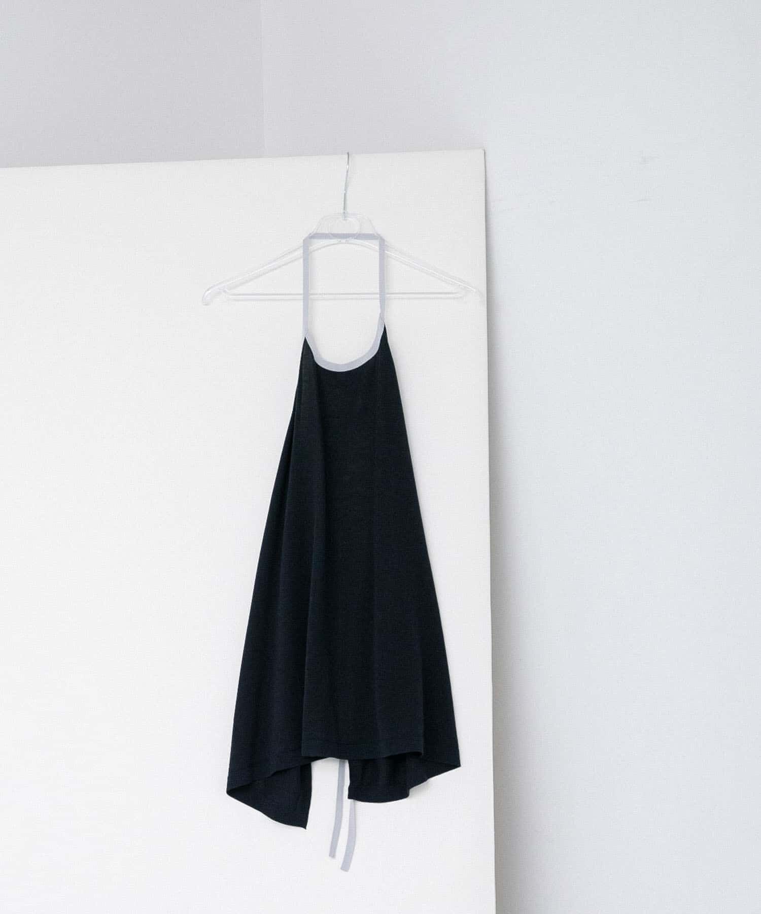 LAATO「holder neck piping knit」|キャミソール|ネイビー