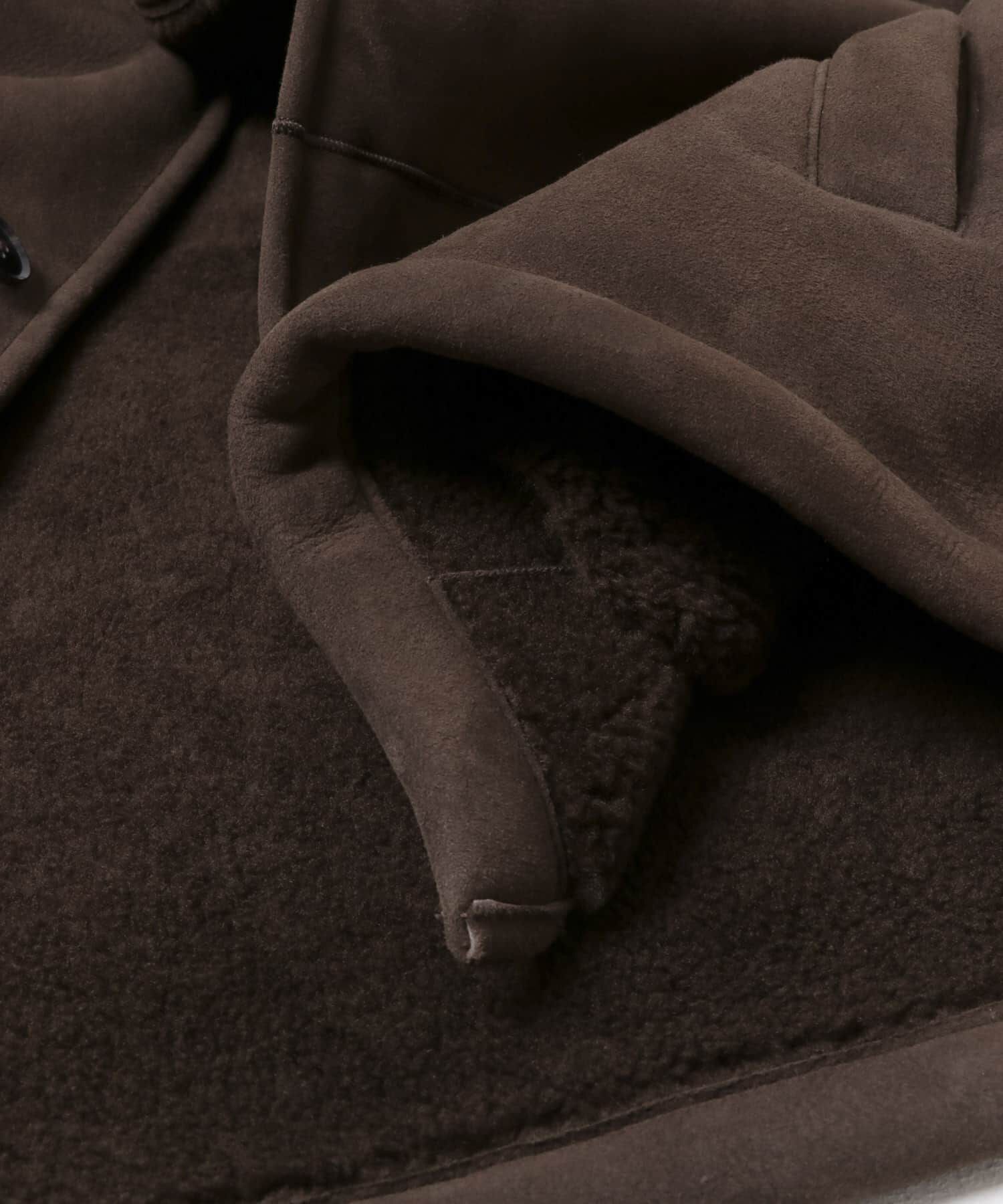 URBAN RESEARCH「new basic　SHEEP MOUTON JACKET」|ノーカラーコート|