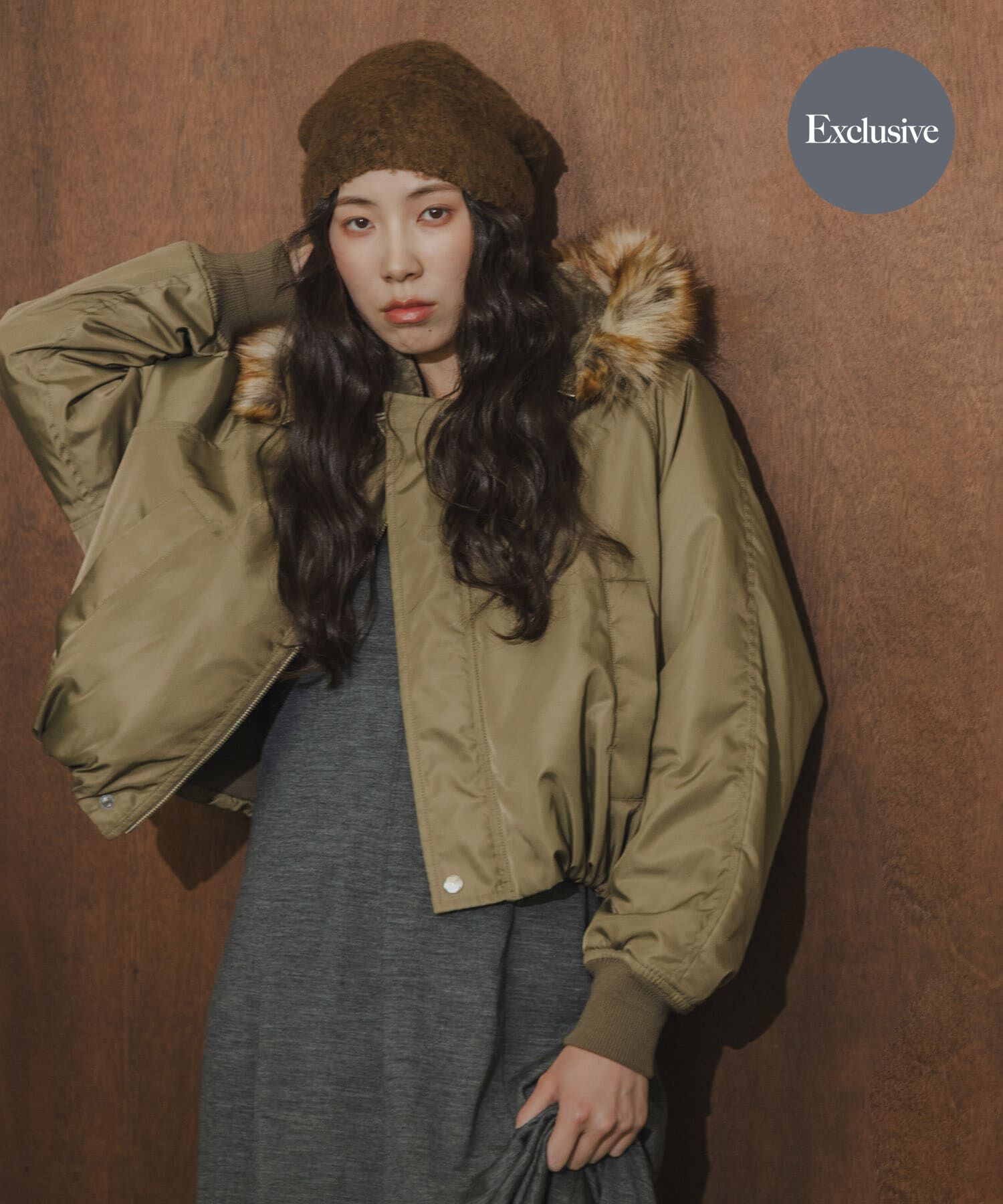 URBAN RESEARCH「『別注』TICCA&times;URBAN RESEARCH　ショートN2Bジャケット」|ダウン|モカ