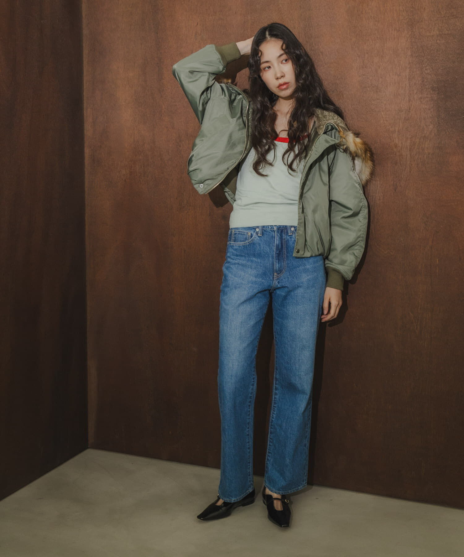 URBAN RESEARCH「『別注』TICCA&times;URBAN RESEARCH　ショートN2Bジャケット」|ダウン|