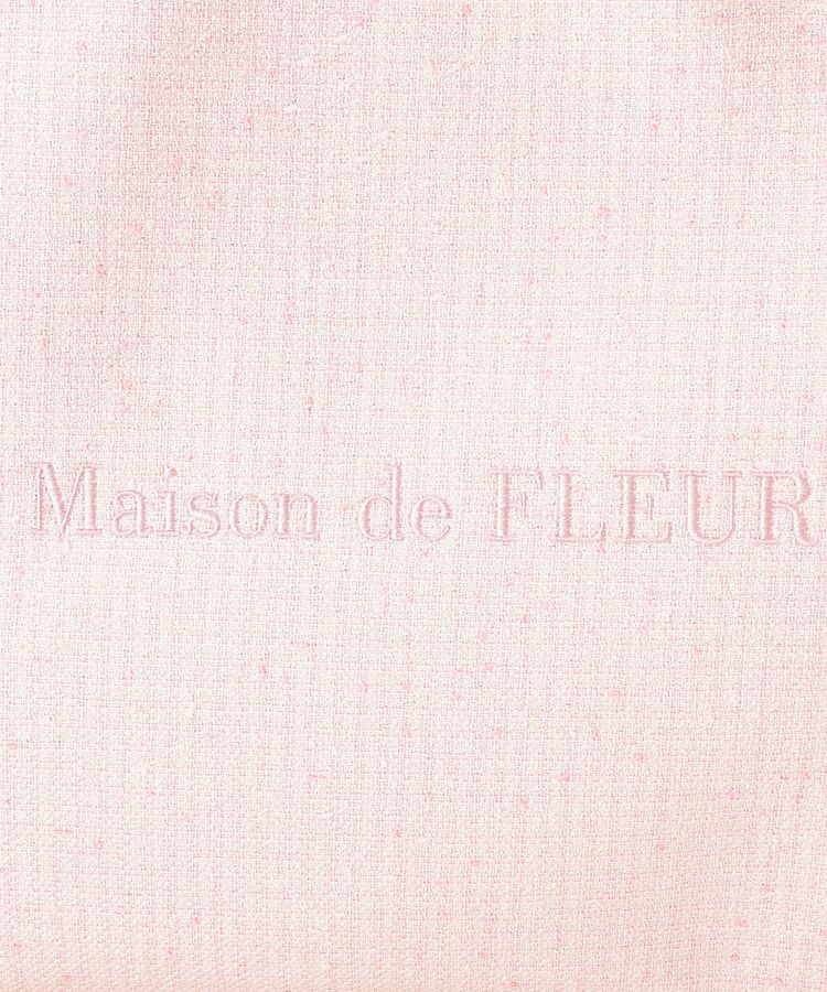 Maison de FLEUR「【キャリーオン/A4対応】ツイードキャリーオントートバッグ」|ハンドバッグ|