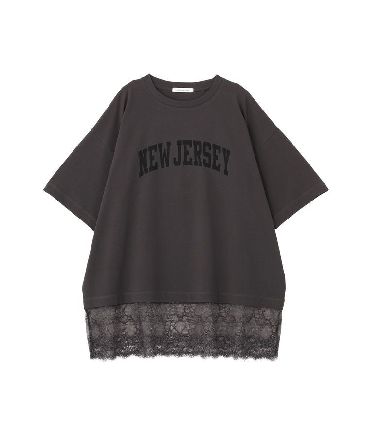 AMERICAN HOLIC「カレッジロゴレースドッキングTシャツ」|Tシャツ・カットソー|