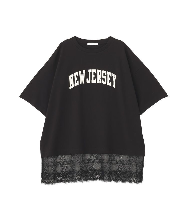 AMERICAN HOLIC「カレッジロゴレースドッキングTシャツ」|Tシャツ・カットソー|