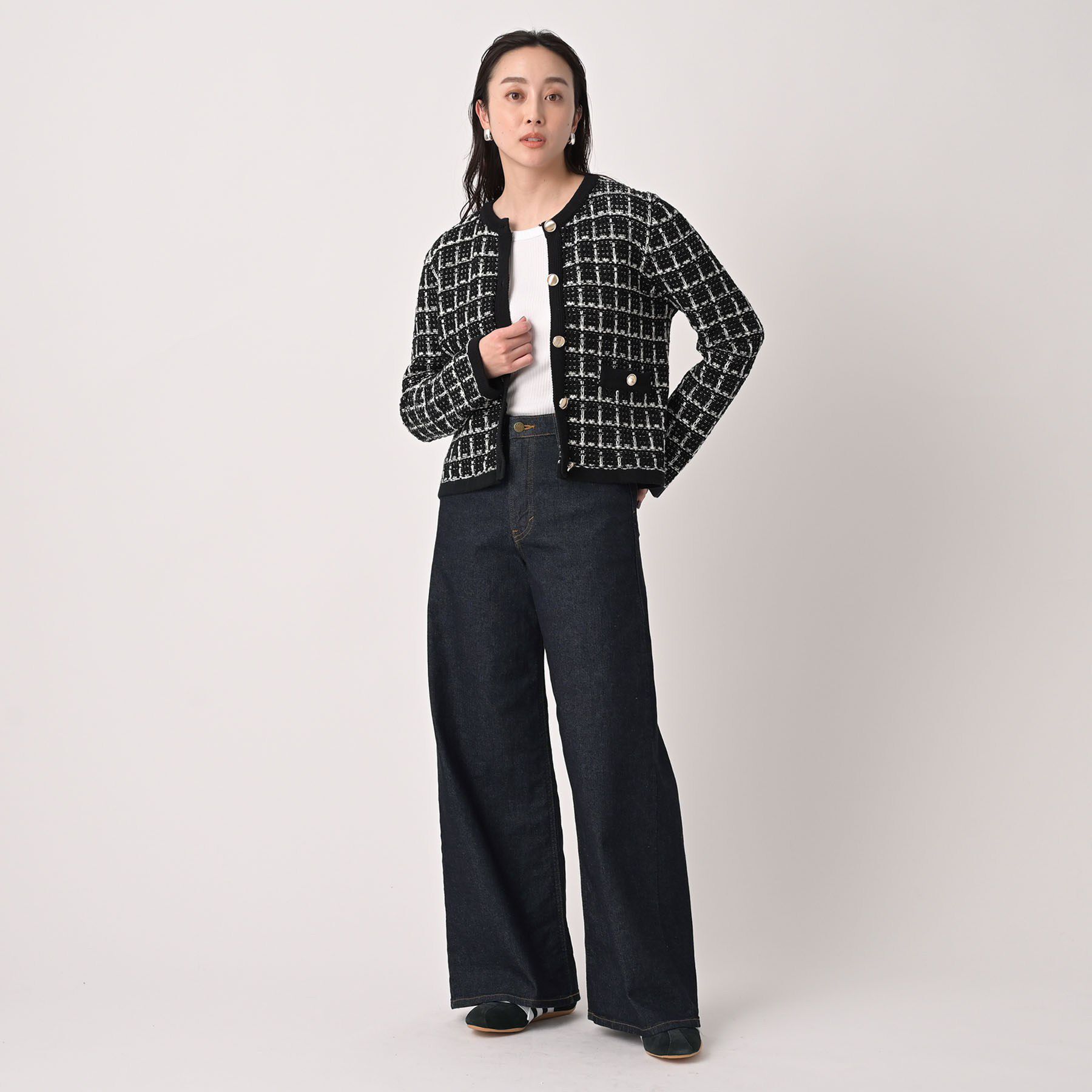 UNTITLED「【LEE】STANDARD WARDROBE ワイドパンツ」|デニム|