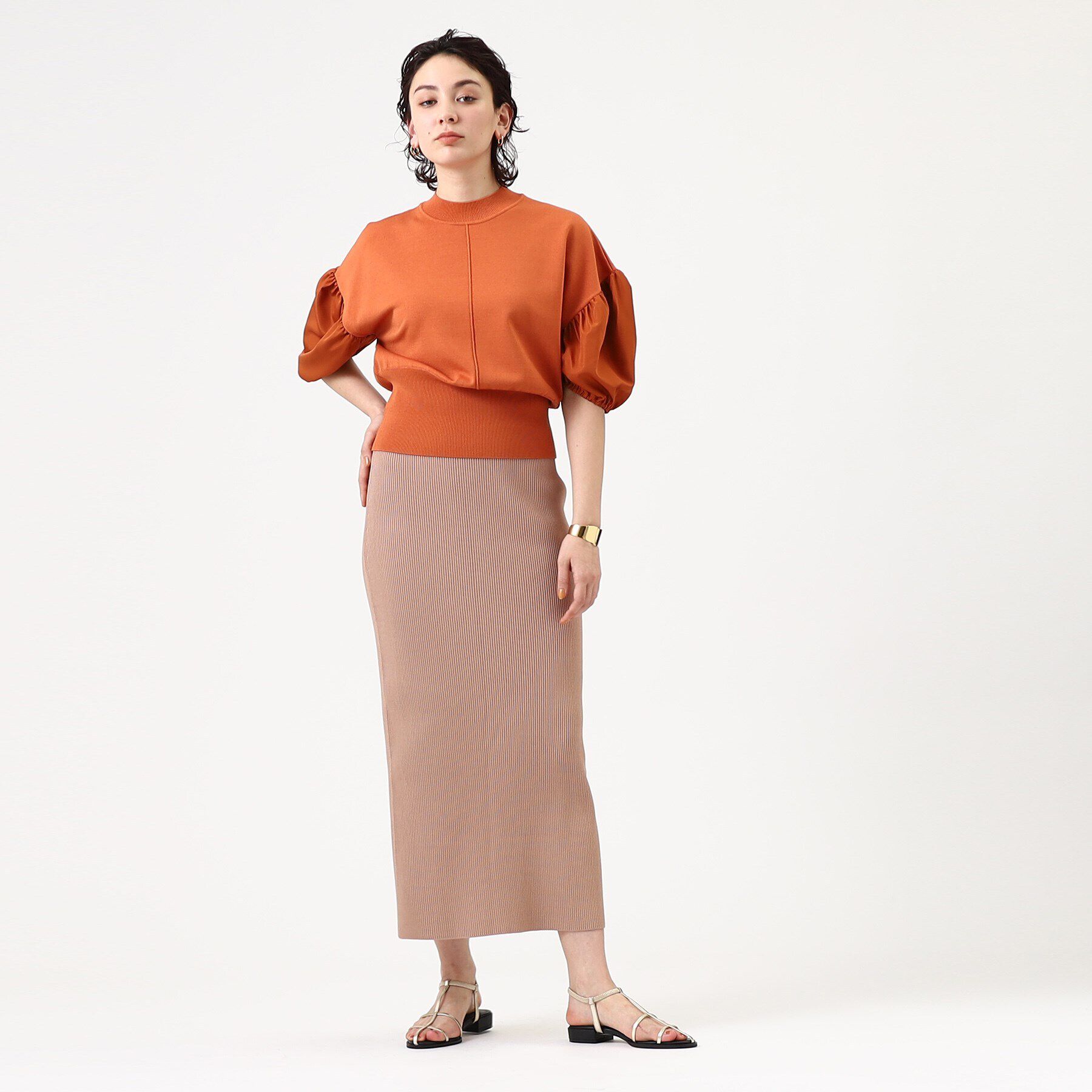 GALLEST「LE VERNIS(ル・ベルニ) Iラインフラットサンダル」|サンダル|