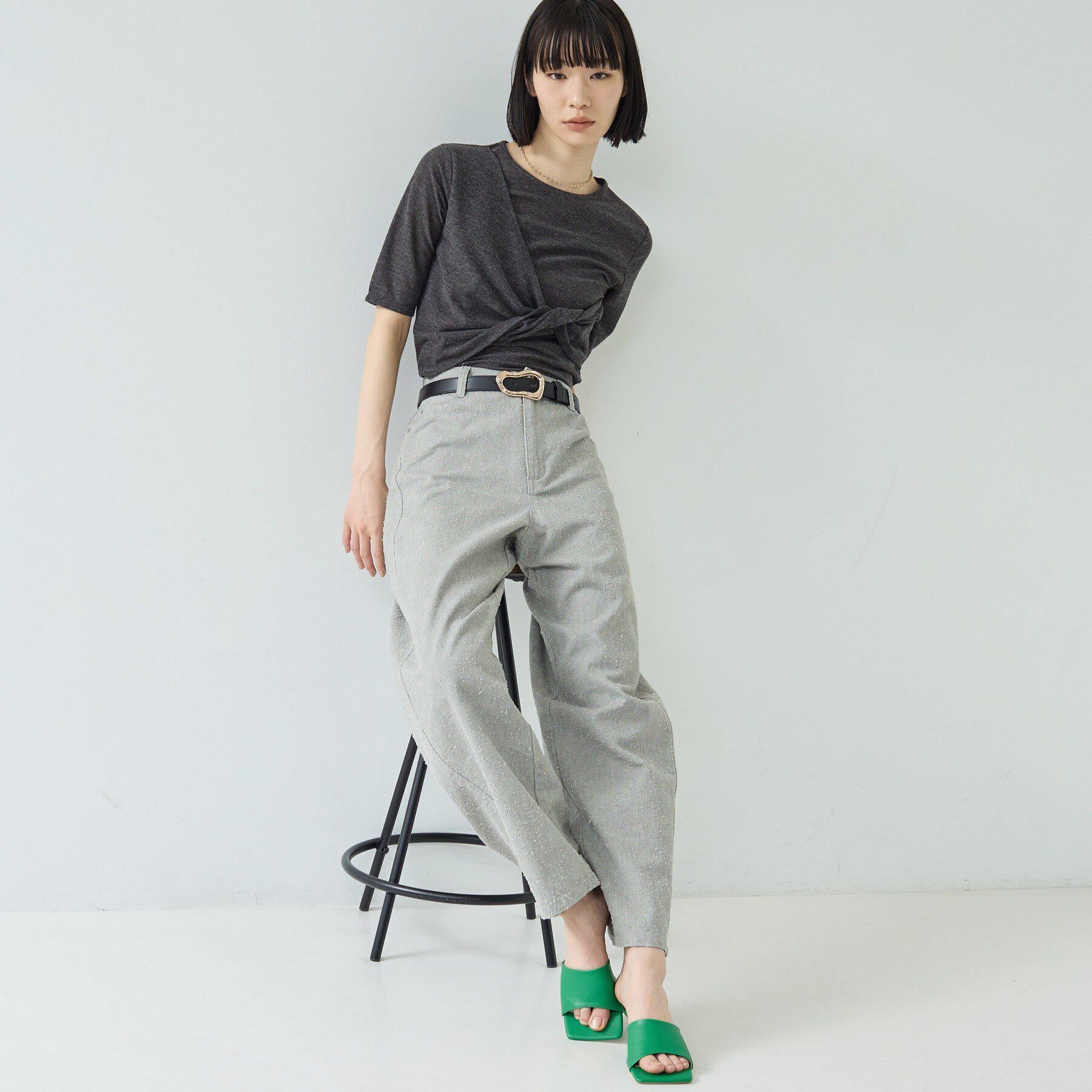 GALLEST「ツイストガーゼカットソー」|Tシャツ・カットソー|