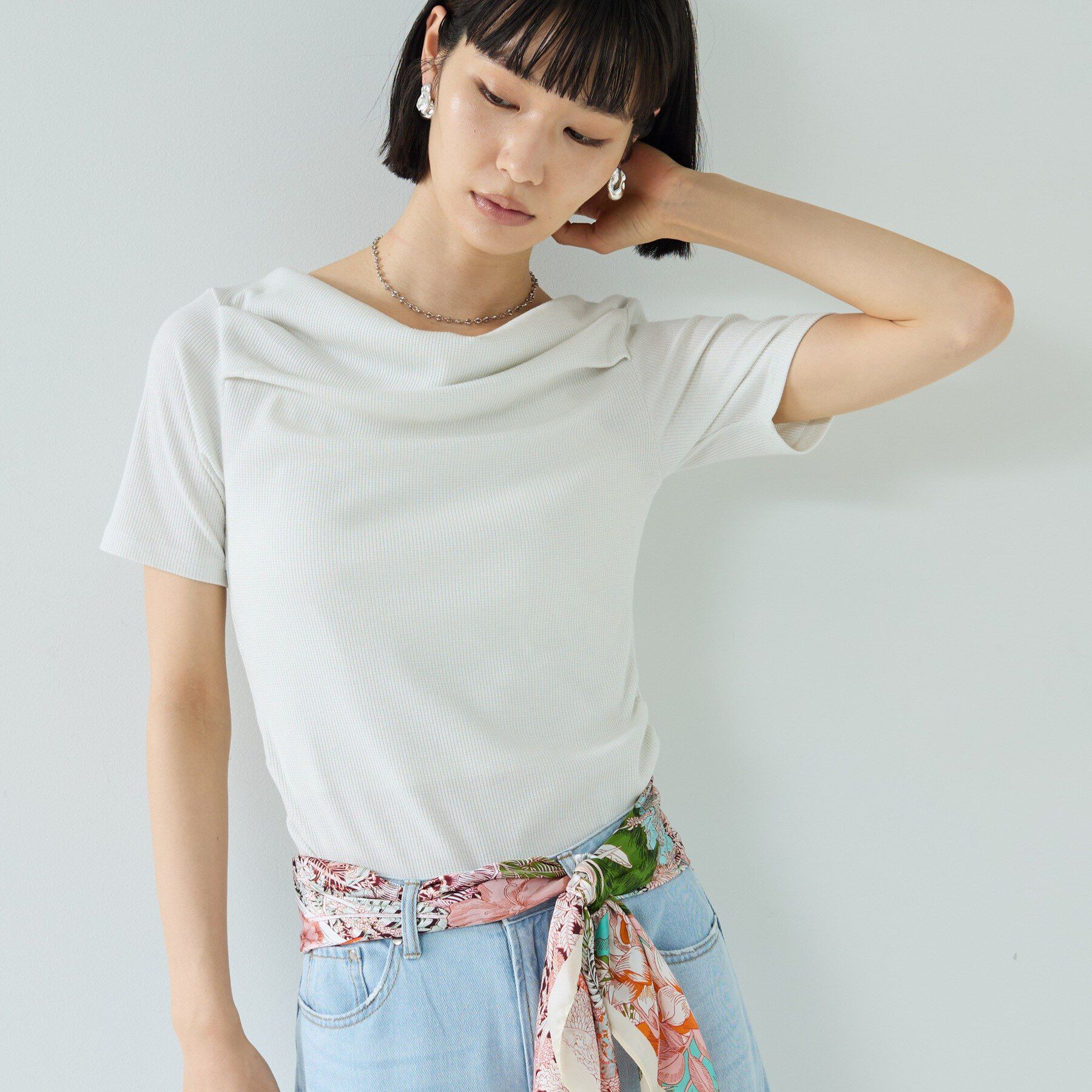 GALLEST「オフショルハーフスリーブカットソー」|Tシャツ・カットソー|