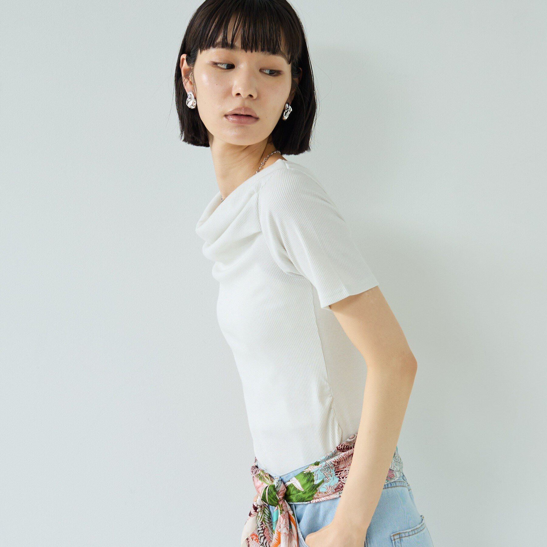 GALLEST「オフショルハーフスリーブカットソー」|Tシャツ・カットソー|