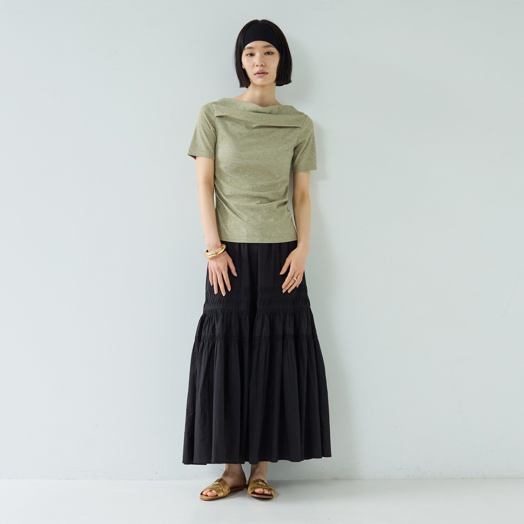 GALLEST「オフショルハーフスリーブカットソー」|Tシャツ・カットソー|