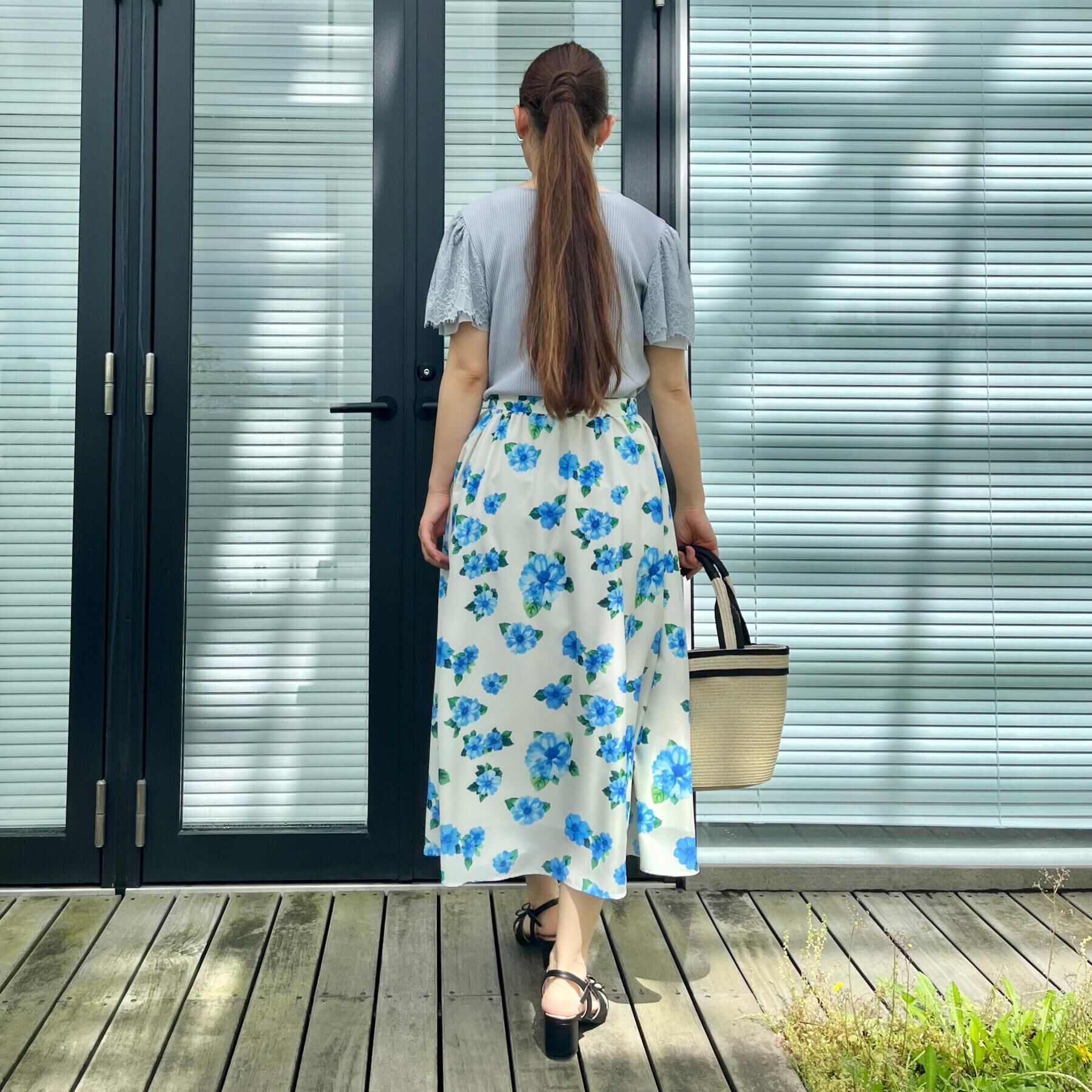 Couture broach「【洗える】袖レース テレコトップス」|Tシャツ・カットソー|