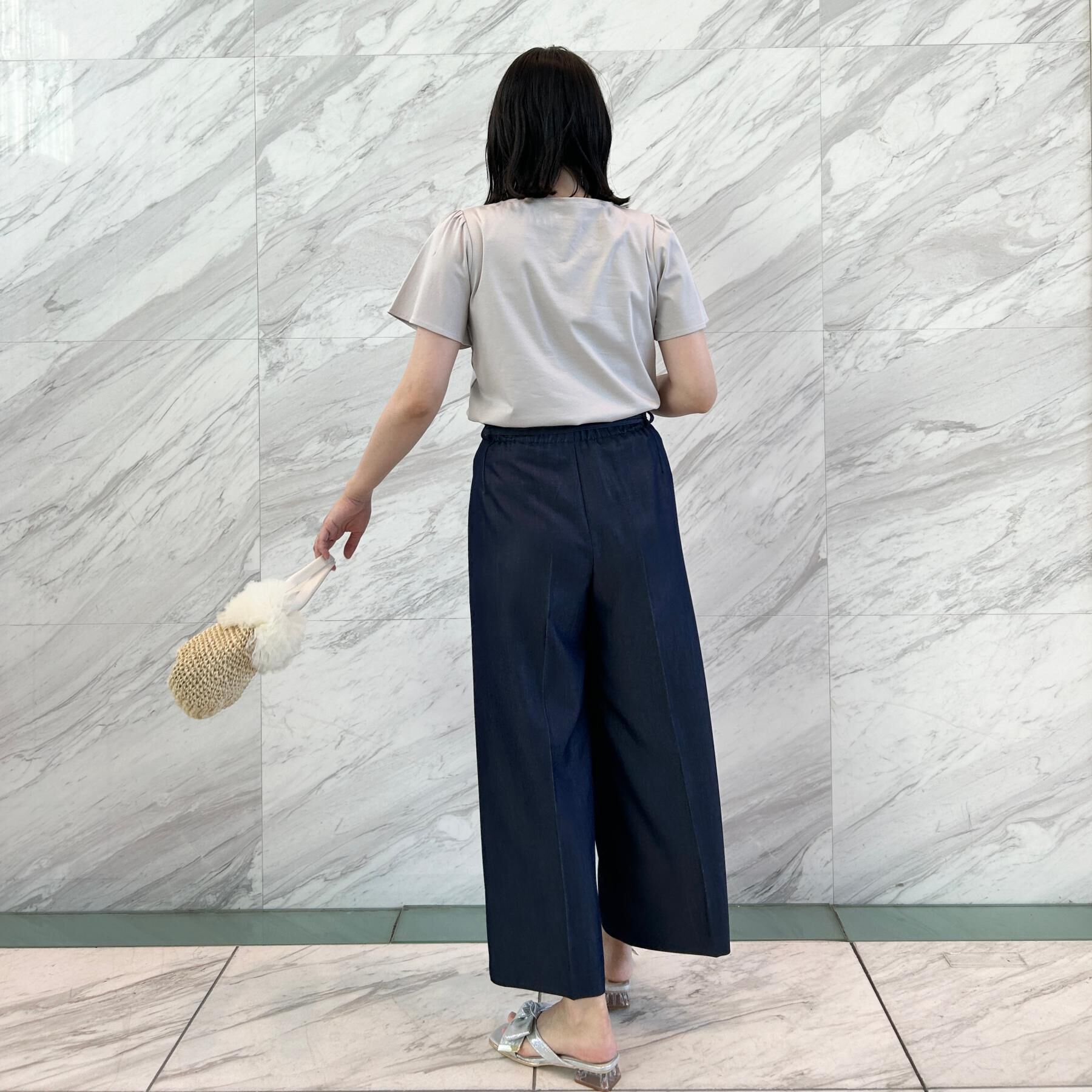 Couture broach「【接触冷感・UVカット・洗える】トゥシューズプリントTシャツ」|Tシャツ・カットソー|