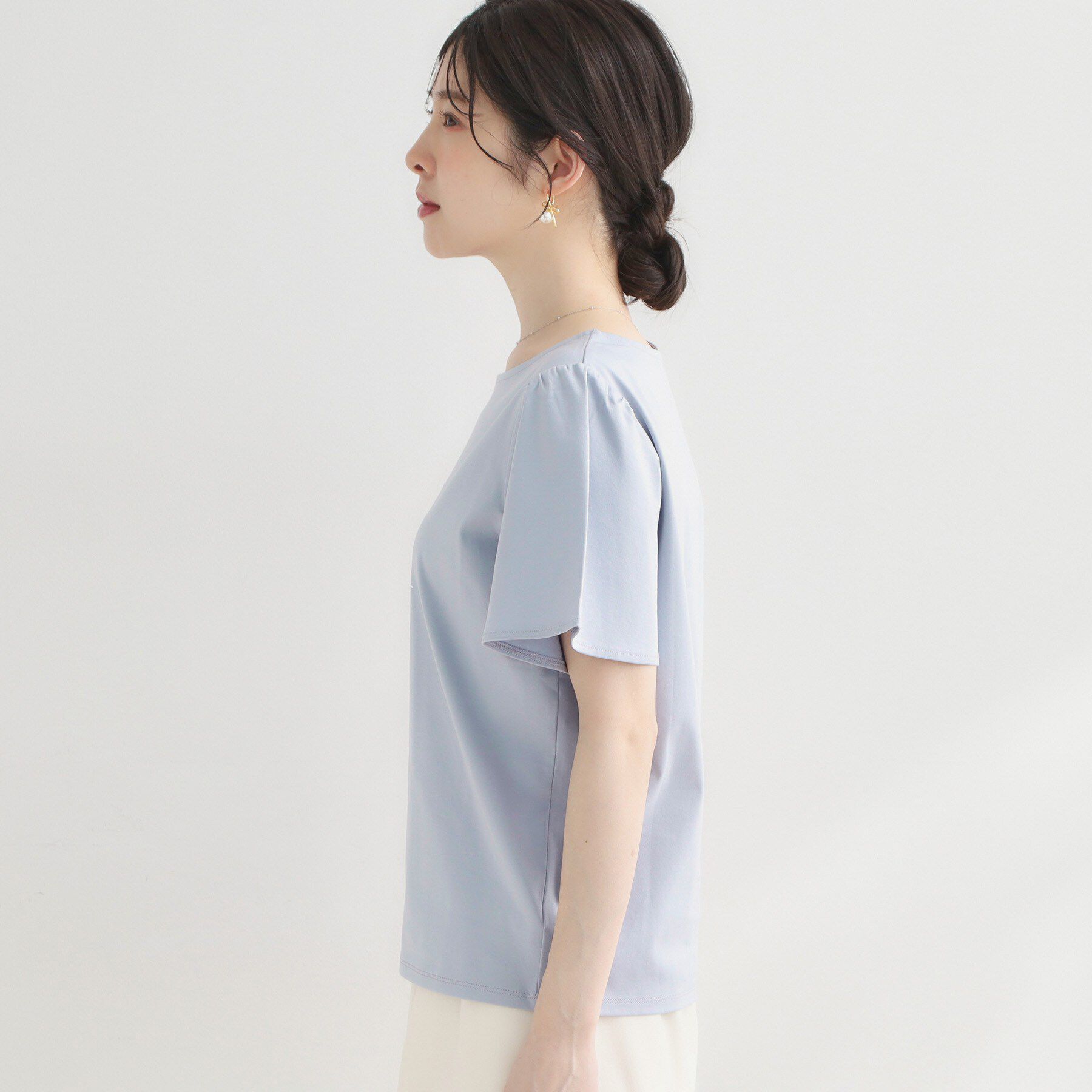 Couture broach「【接触冷感・UVカット・洗える】トゥシューズプリントTシャツ」|Tシャツ・カットソー|