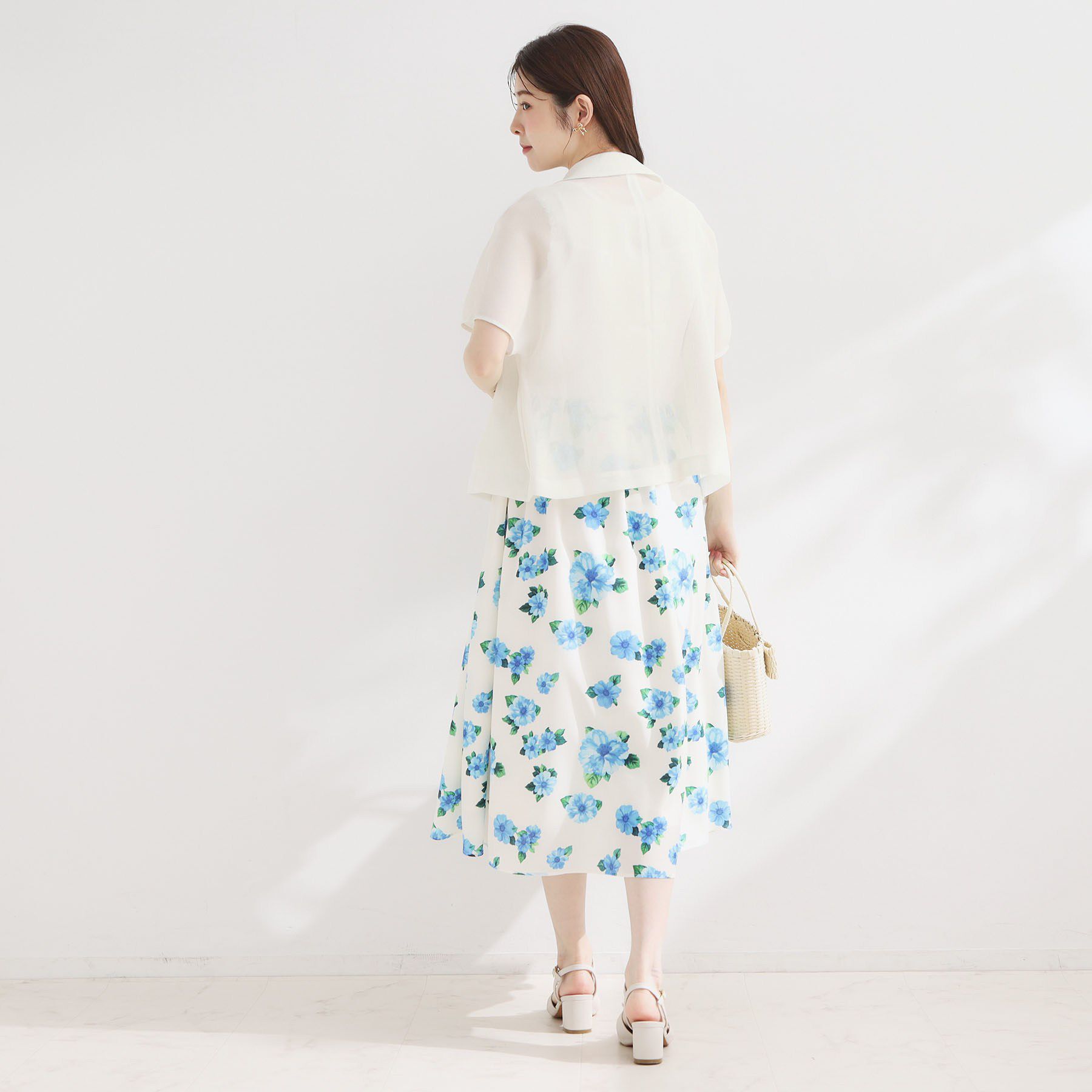 Couture broach「【洗える】メッシュ調 半袖ジャケット」|テーラードジャケット|