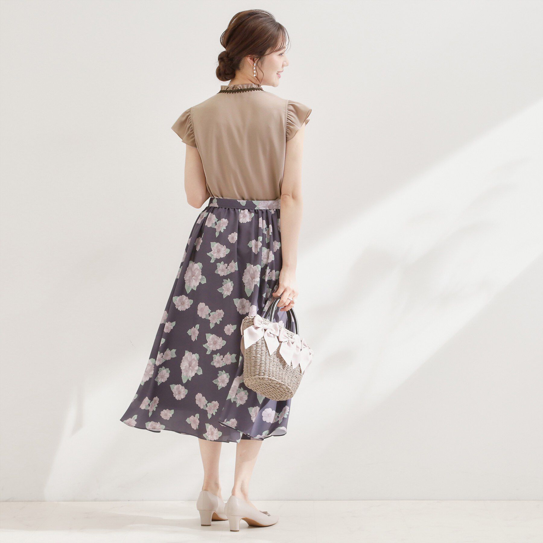 Couture broach「【洗える】ピコレース ピンタックブラウス」|シャツ・ブラウス|