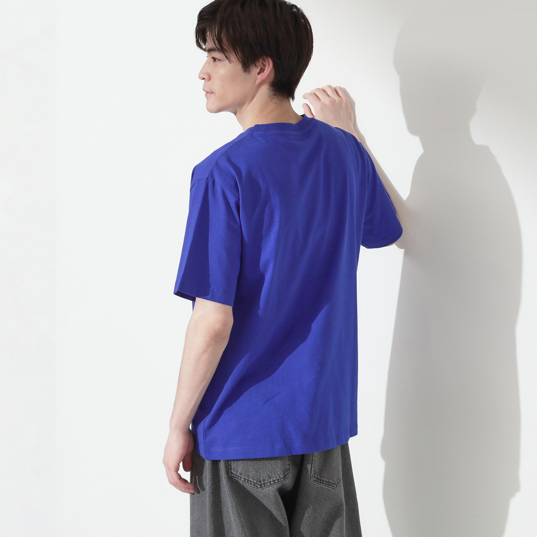 THE SHOP TK「【なめらかでソフトな肌触り】ロゴ コットン半袖Tシャツ 洗濯機OK」|Tシャツ・カットソー|