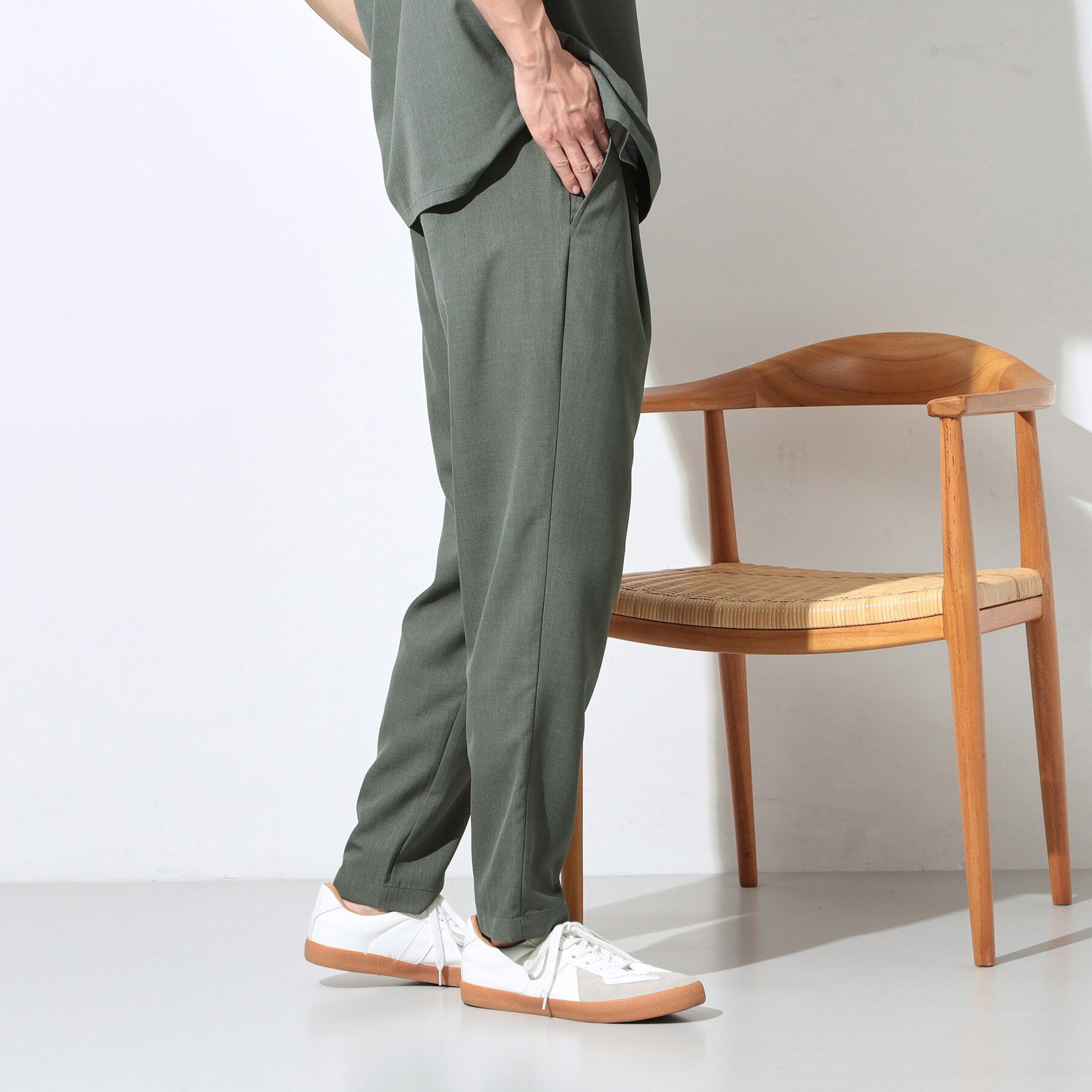 THE SHOP TK「LITE TEX イージーパンツ 接触冷感/吸水速乾/UVカット/アンチピリング/イージーケア/洗濯」|その他|