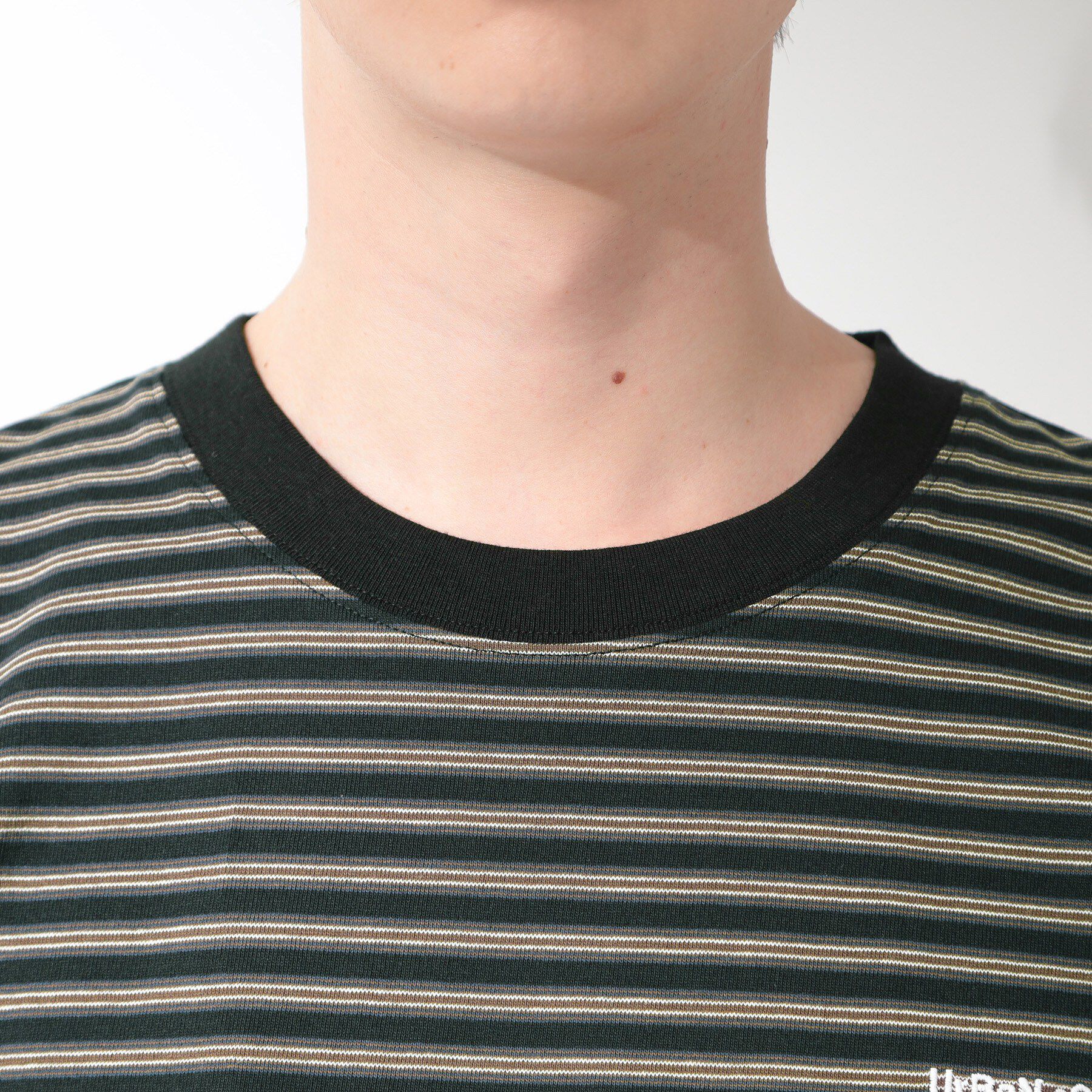 THE SHOP TK「COOLボーダー 半袖Tシャツ 接触冷感／洗濯機OK」|Tシャツ・カットソー|